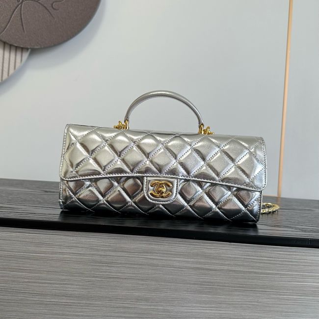 Chanel Clutch with chain Sheepskin AP5280 Silver