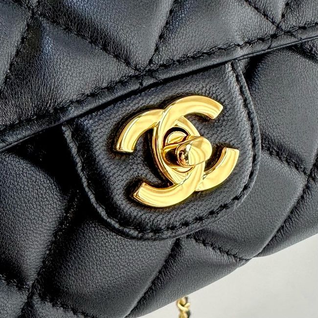Chanel Clutch with chain Sheepskin AP5280 black Chanel Clutch with chain Sheepskin AP5280 black