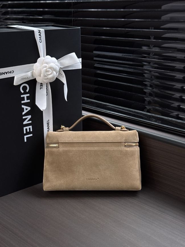 Chanel Large Vanity with chain AP5347 dark Beige Chanel Large Vanity with chain AP5347 dark Beige