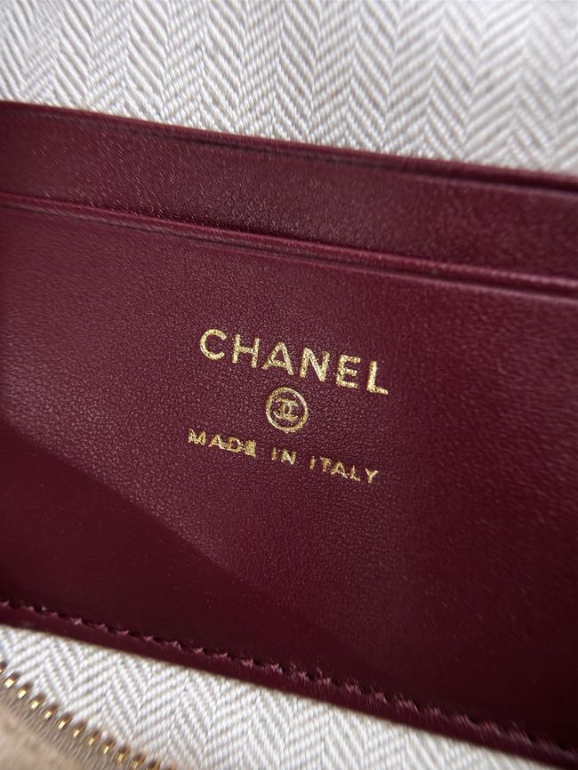 Chanel Large Vanity with chain AP5347 dark Beige Chanel Large Vanity with chain AP5347 dark Beige