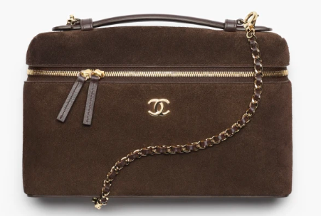 Chanel Large Vanity with chain AP5347 dark brown