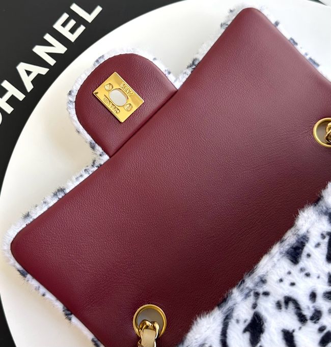 Chanel MINI FLAP BAG AS1116 white & Black