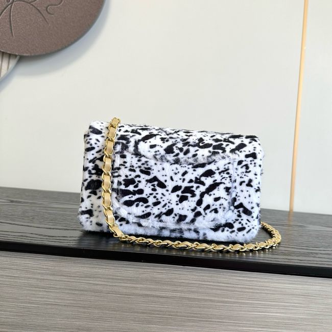 Chanel MINI FLAP BAG AS1116 white & Black
