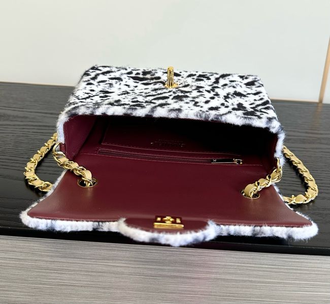 Chanel MINI FLAP BAG AS1116 white & Black