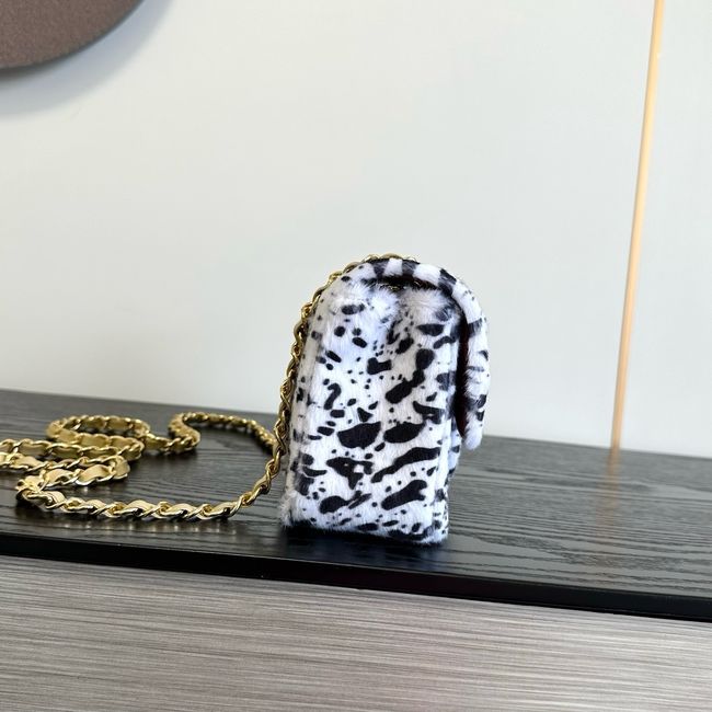 Chanel MINI FLAP BAG AS1116 white & Black