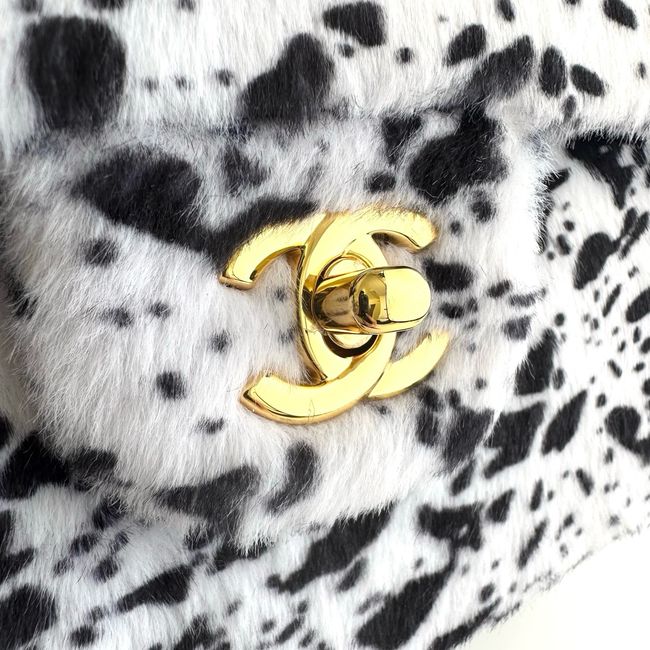 Chanel SMALL FLAP BAG AS1112 White & Black