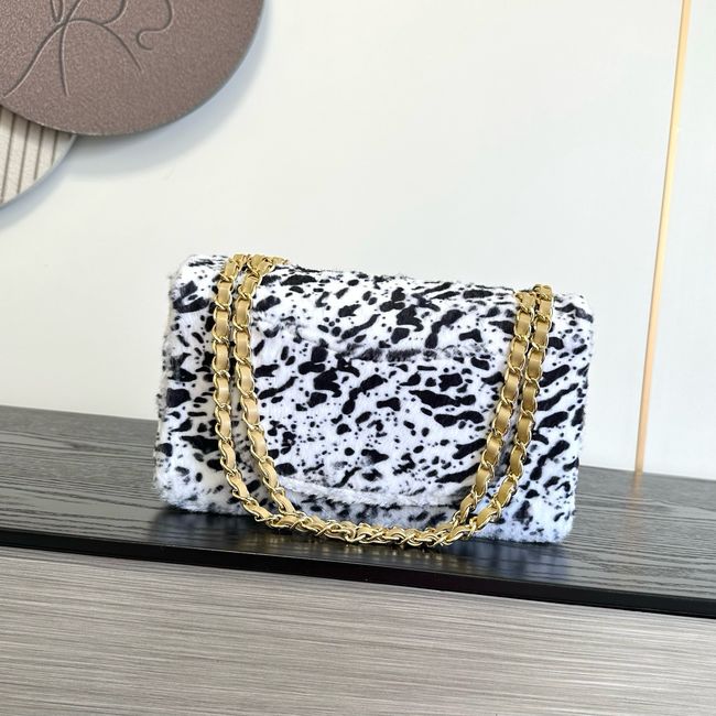 Chanel SMALL FLAP BAG AS1112 White & Black