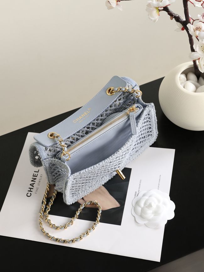 Chanel Small Flap Bag AS6157 gray Chanel Small Flap Bag AS6157 gray