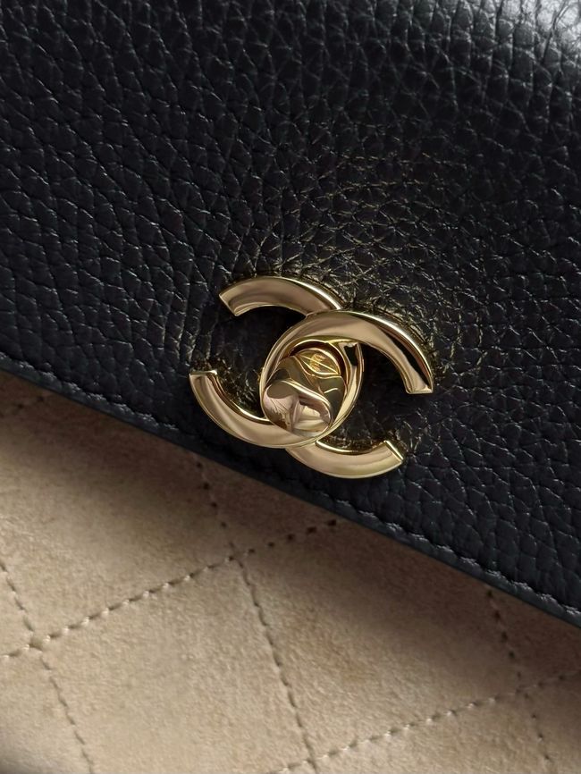Chanel Small Shopping Bag AS6288 black&dark Beige Chanel Small Shopping Bag AS6288 black&dark Beige
