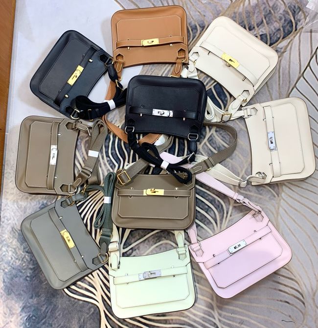 Hermes Jypsiere mini shoulder bag H088004 black&gold buckle Hermes Jypsiere mini shoulder bag H088004 black&gold buckle