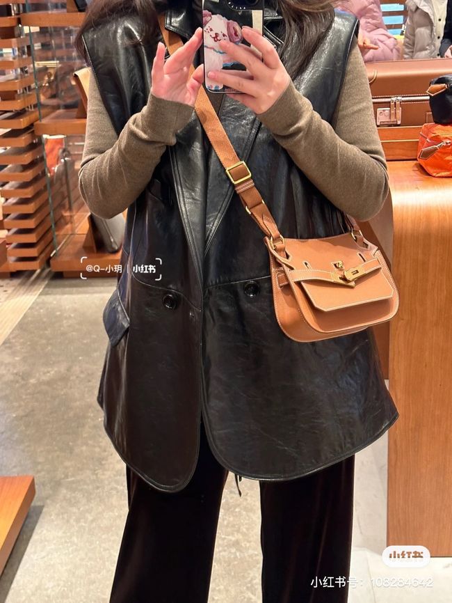Hermes Jypsiere mini shoulder bag H088004 cookie Hermes Jypsiere mini shoulder bag H088004 cookie