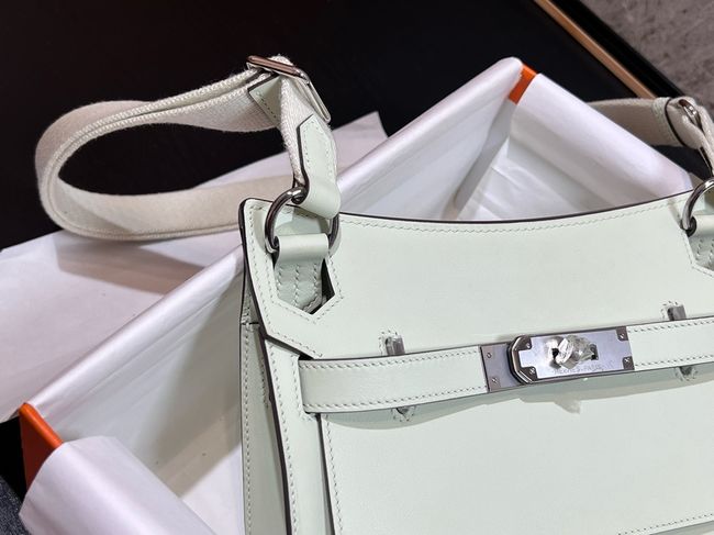 Hermes Jypsiere mini shoulder bag H088004 light green Hermes Jypsiere mini shoulder bag H088004 light green