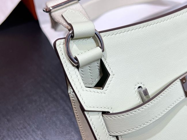 Hermes Jypsiere mini shoulder bag H088004 light green Hermes Jypsiere mini shoulder bag H088004 light green