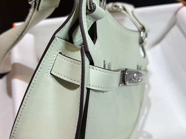 Hermes Jypsiere mini shoulder bag H088004 light green Hermes Jypsiere mini shoulder bag H088004 light green