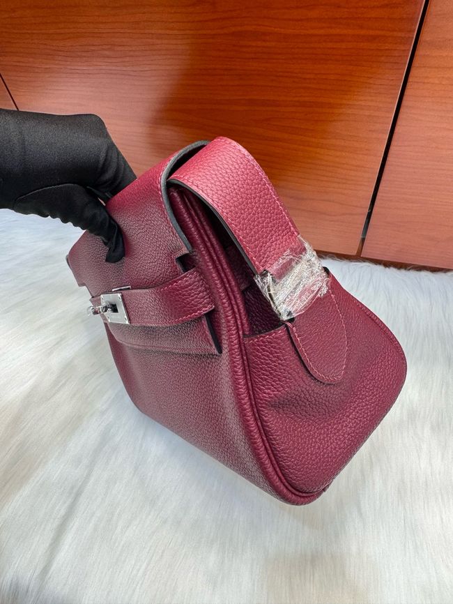 Hermes kelly messenger bag H08801 Wine Hermes kelly messenger bag H08801 Wine