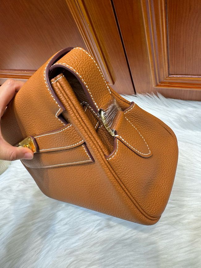 Hermes kelly messenger bag H08801 golden brown Hermes kelly messenger bag H08801 golden brown