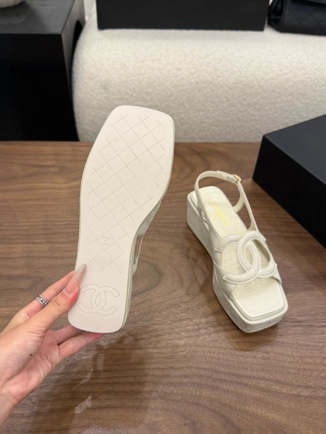 CHANEL Sandals Calfskin 55mm G47401-8