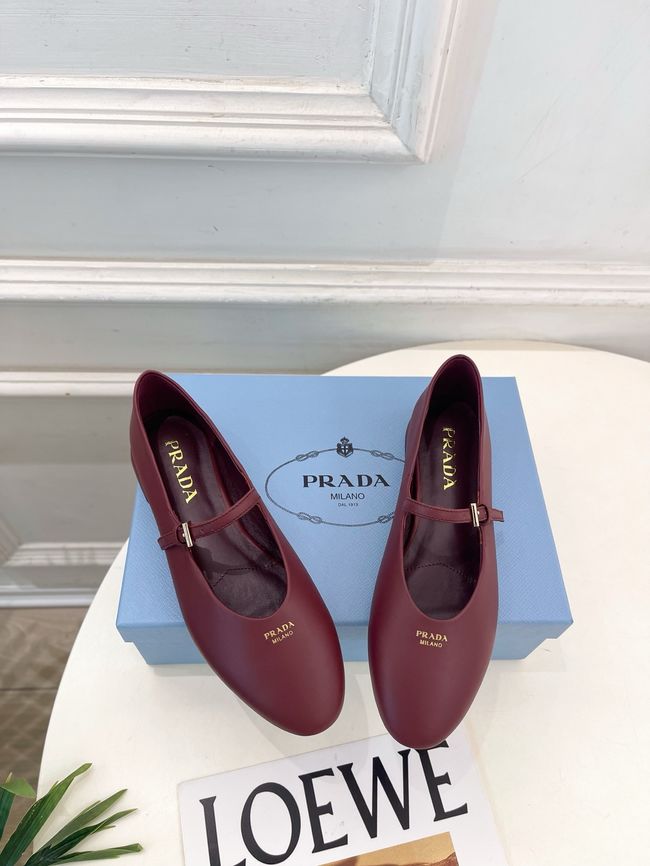 Prada Leather ballerinas 64205-1