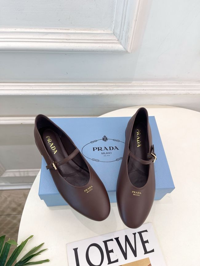 Prada Leather ballerinas 64205-4