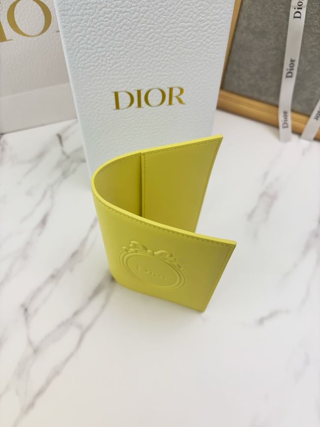 Dior Salon Passport Cover S3817O yellow Dior Salon Passport Cover S3817O yellow