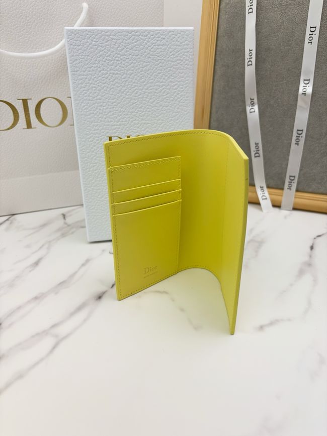 Dior Salon Passport Cover S3817O yellow Dior Salon Passport Cover S3817O yellow