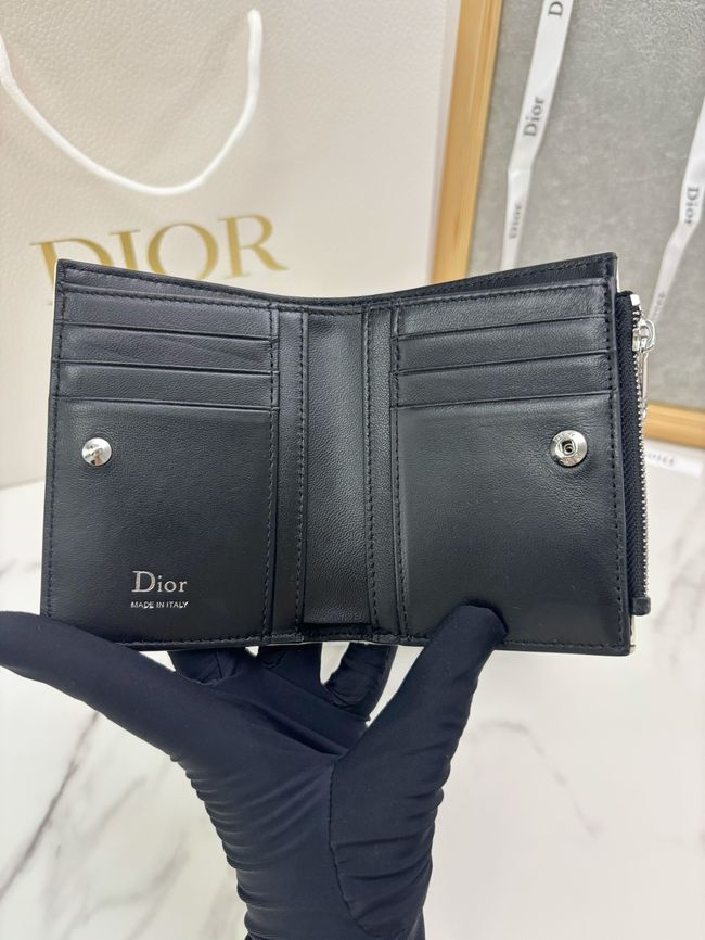 Lady Dior Dahlia Wallet Craie Cannage Lambskin S2065-4 Lady Dior Dahlia Wallet Craie Cannage Lambskin S2065-4