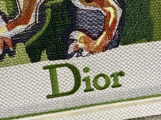 Medium Dior Book Tote with Strap M1354PE green Medium Dior Book Tote with Strap M1354PE green