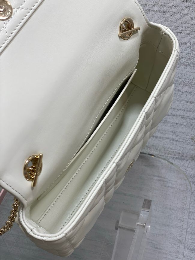 My Dior Mini Bag Cannage patent leather S0985PU white&PINK