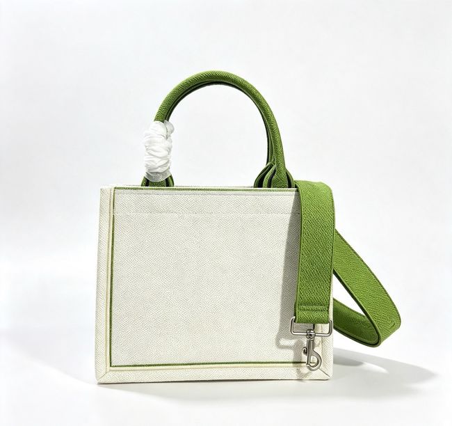 Small Dior Book Tote with Strap Embroidery M1404OE green