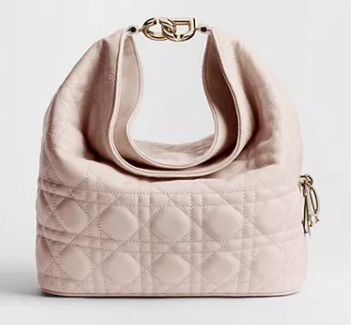 Small Dior Toujours Hobo Bag Cannage Lambskin M2867O Ballet Pink Small Dior Toujours Hobo Bag Cannage Lambskin M2867O Ballet Pink