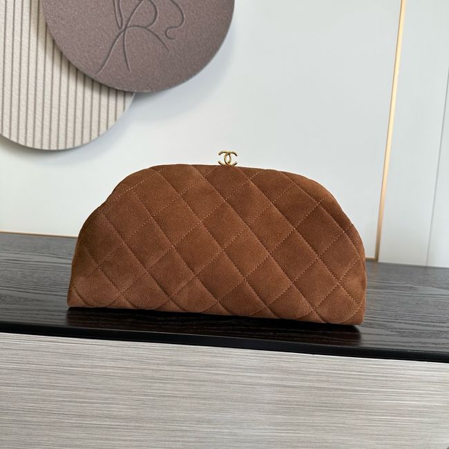 Chanel Clutch with chain AP5252 Brown Chanel Clutch with chain AP5252 Brown