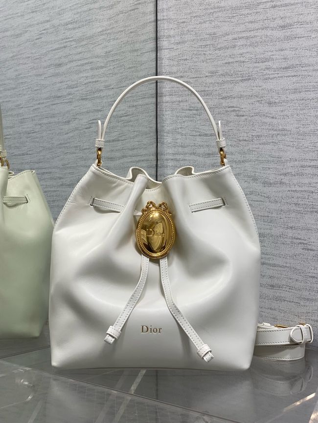 Dior Calfskin Medium Tote Bag 67534 Ivory Dior Calfskin Medium Tote Bag 67534 Ivory