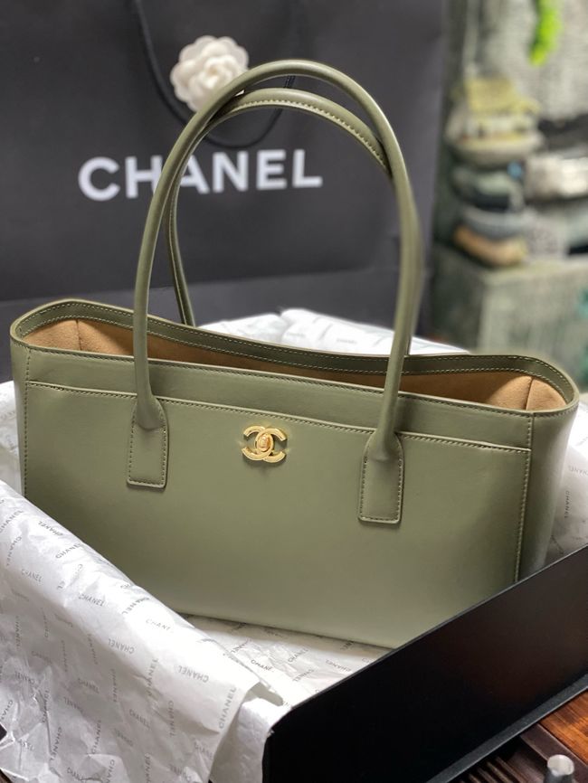 Chanel Small Shopping Bag AS6243 Khaki Chanel Small Shopping Bag AS6243 Khaki