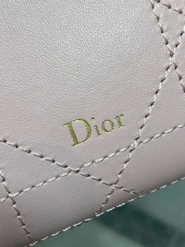 Dior Trianon Soft Vanity Mini Bag Flat Macrocannage Lambskin S4613OS Soupir Pink