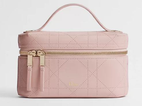 Dior Trianon Soft Vanity Mini Bag Flat Macrocannage Lambskin S4613OS Soupir Pink Dior Trianon Soft Vanity Mini Bag Flat Macrocannage Lambskin S4613OS Soupir Pink