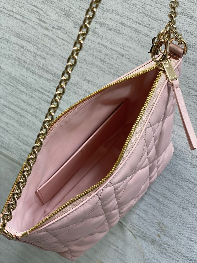 Diorling Mini Bag Macrocannage Lambskin S2613OU Soupir Pink Diorling Mini Bag Macrocannage Lambskin S2613OU Soupir Pink