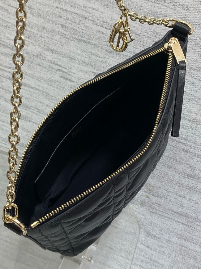 Diorling Mini Bag Macrocannage Lambskin S2613OU black Diorling Mini Bag Macrocannage Lambskin S2613OU black