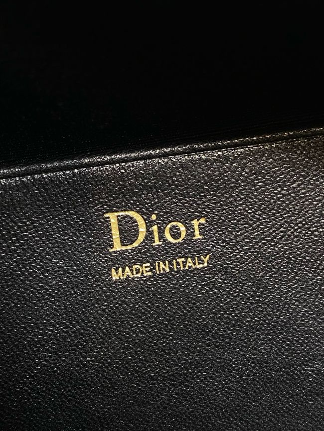 Diorling Mini Bag Macrocannage Lambskin S2613OU black Diorling Mini Bag Macrocannage Lambskin S2613OU black