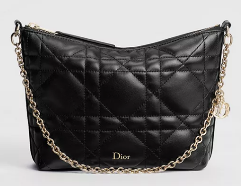 Diorling Mini Bag Macrocannage Lambskin S2613OU black Diorling Mini Bag Macrocannage Lambskin S2613OU black