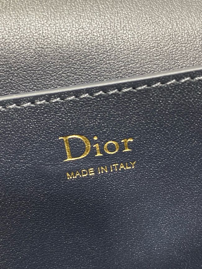 Dior Promenade Mini Bag with Chain S2514OU Blue Dior Promenade Mini Bag with Chain S2514OU Blue