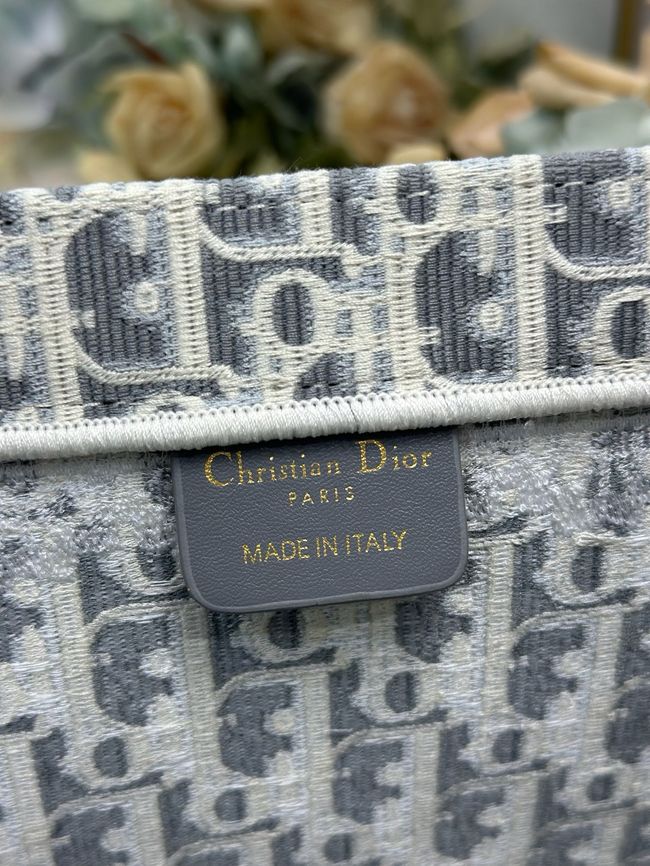 Large Dior Book Tote Cannage Embroidery M1349OEQ-2 Large Dior Book Tote Cannage Embroidery M1349OEQ-2