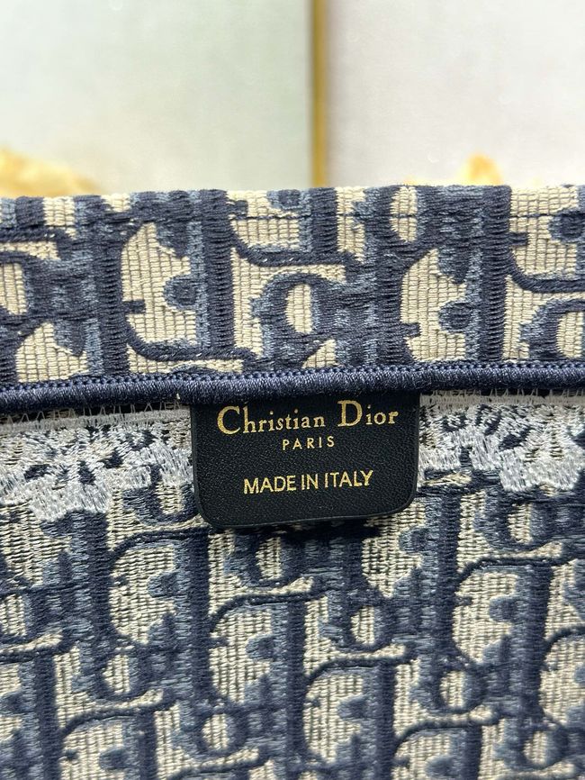 Large Dior Book Tote Cannage Embroidery M1349OEQ-7