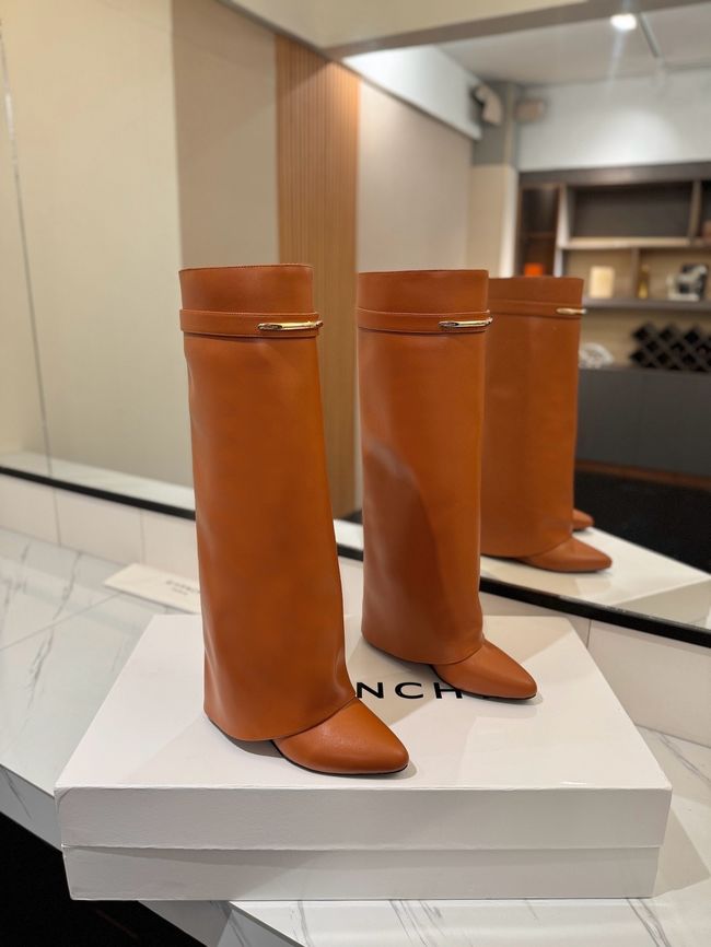 Givenchy High Boots Shiny Calfskin high heels 8.5CM 65261-5