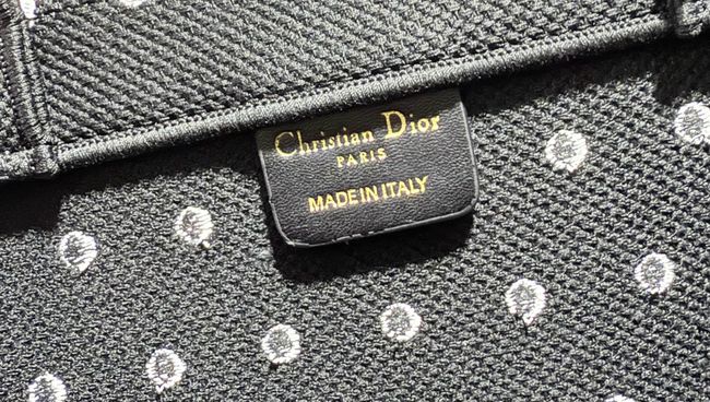 Large Dior Book Tote Cannage Embroidery M1349OEQ-11