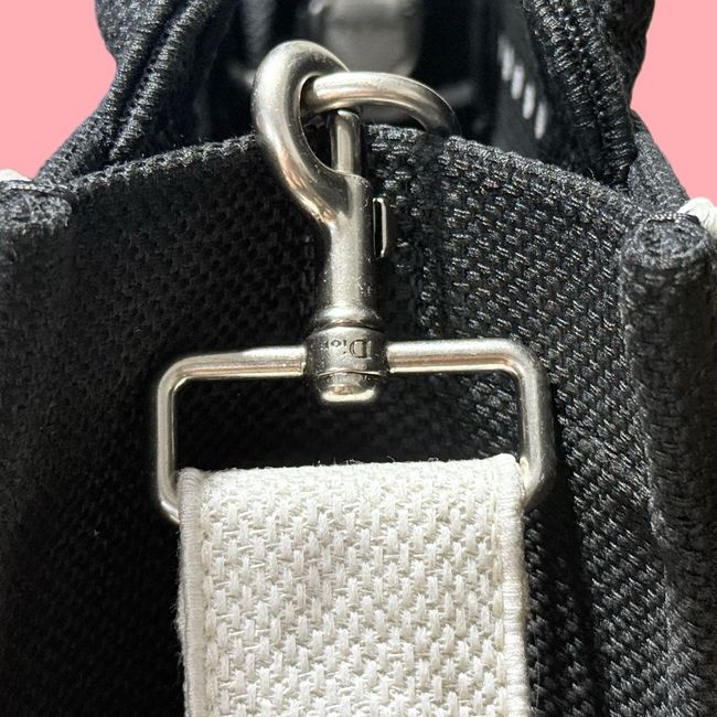 Small Dior Book Tote with Strap Embroidered M1404OE-9