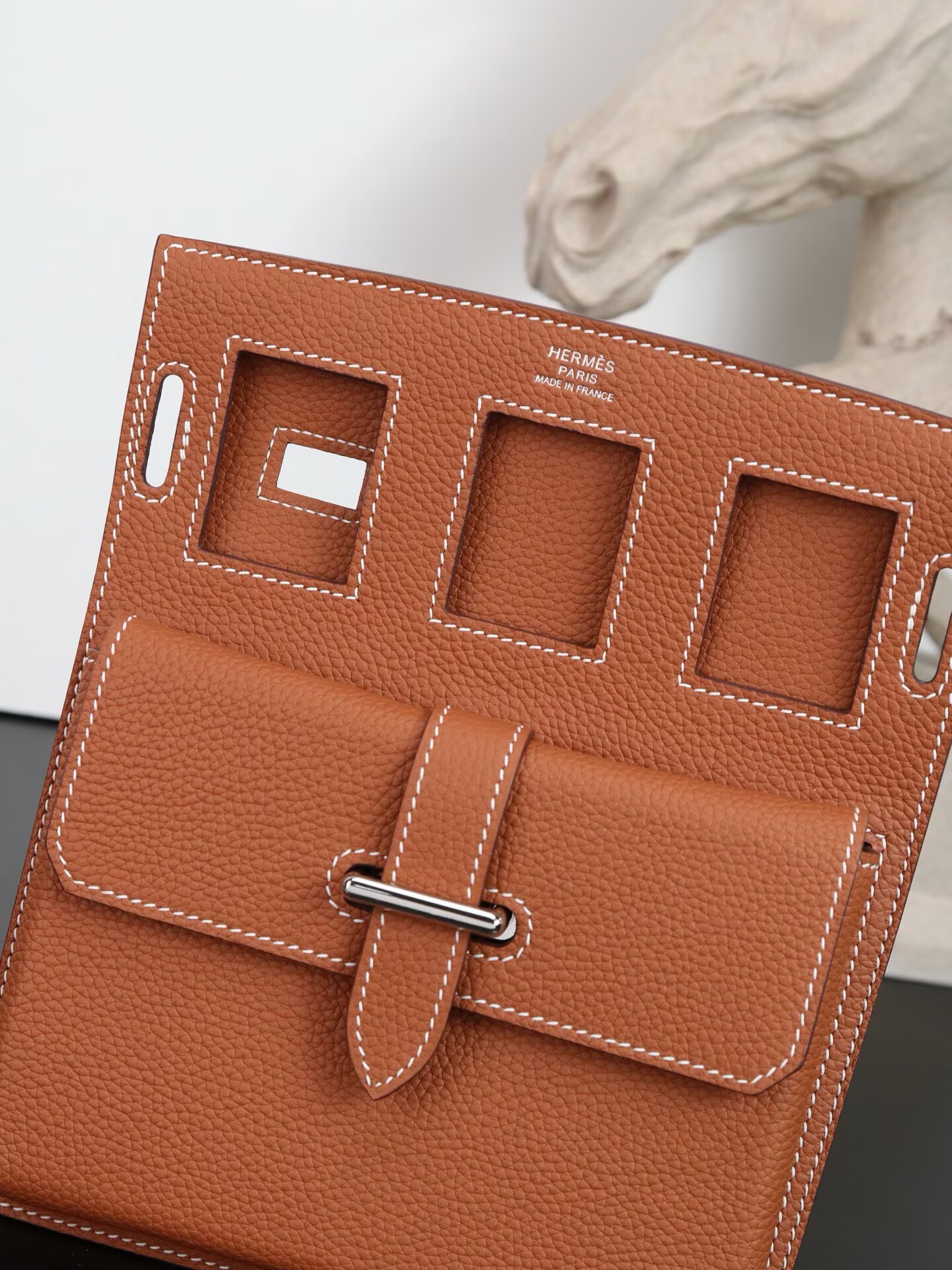 Hermes HAC A DOS Original Togo Leather Chest Bag H60321 Orange Hermes HAC A DOS Original Togo Leather Chest Bag H60321 Orange