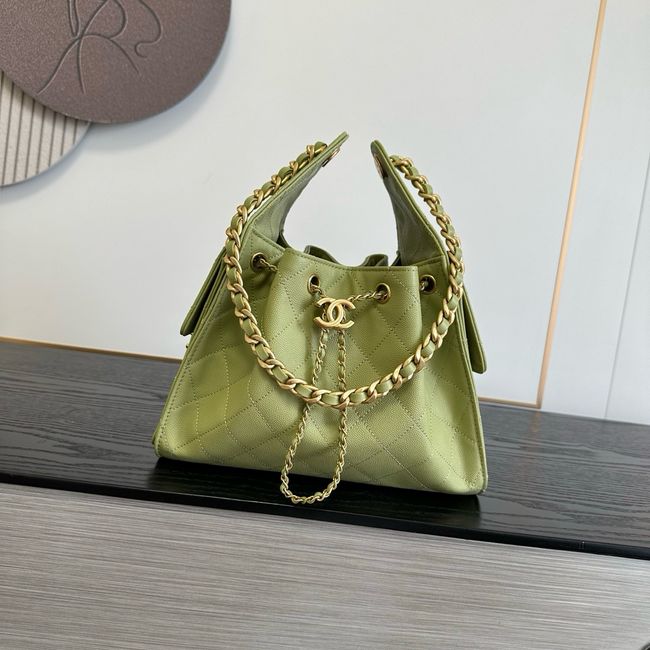 CHANEL 25 SMALL HANDBAG AS5293 Green