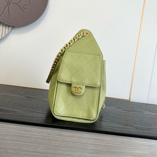 CHANEL 25 SMALL HANDBAG AS5293 Green