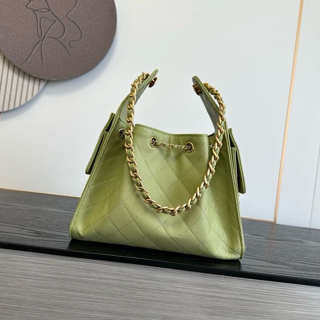 CHANEL 25 SMALL HANDBAG AS5293 Green