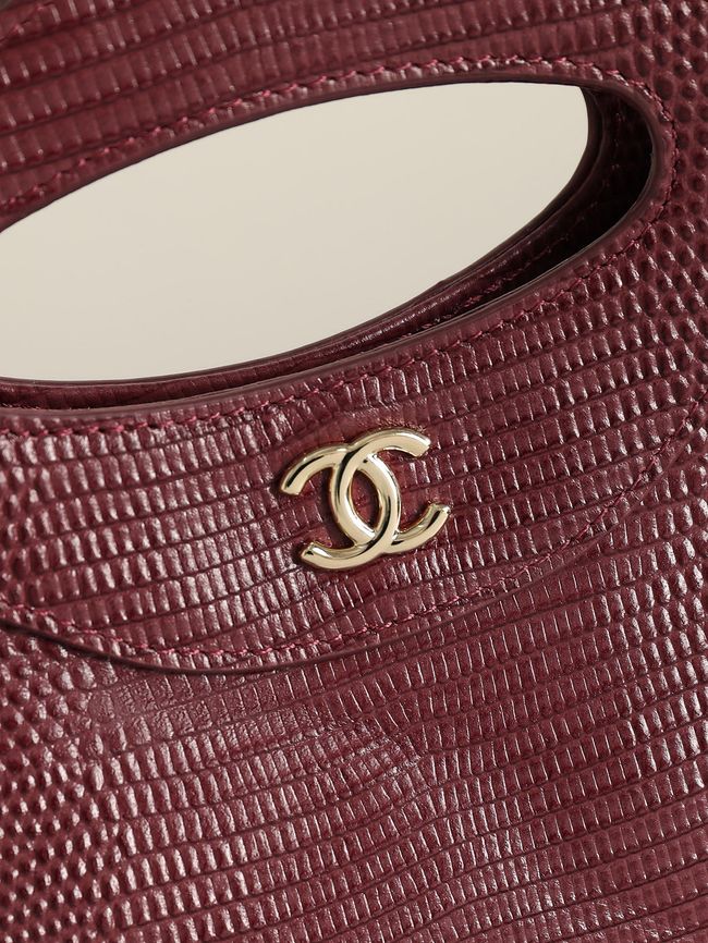CHANEL 31 Mini Shopping Bag AS3656 burgundy